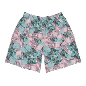 1000 y 2000 Dominican Pesos Men's Athletic Long Shorts Swimsuit