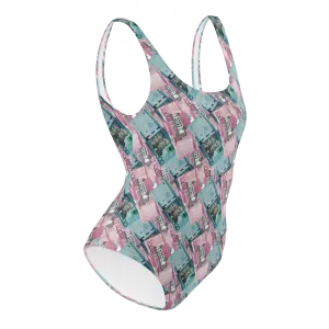 1000 y 2000 Dominican Pesos One-Piece Swimsuit