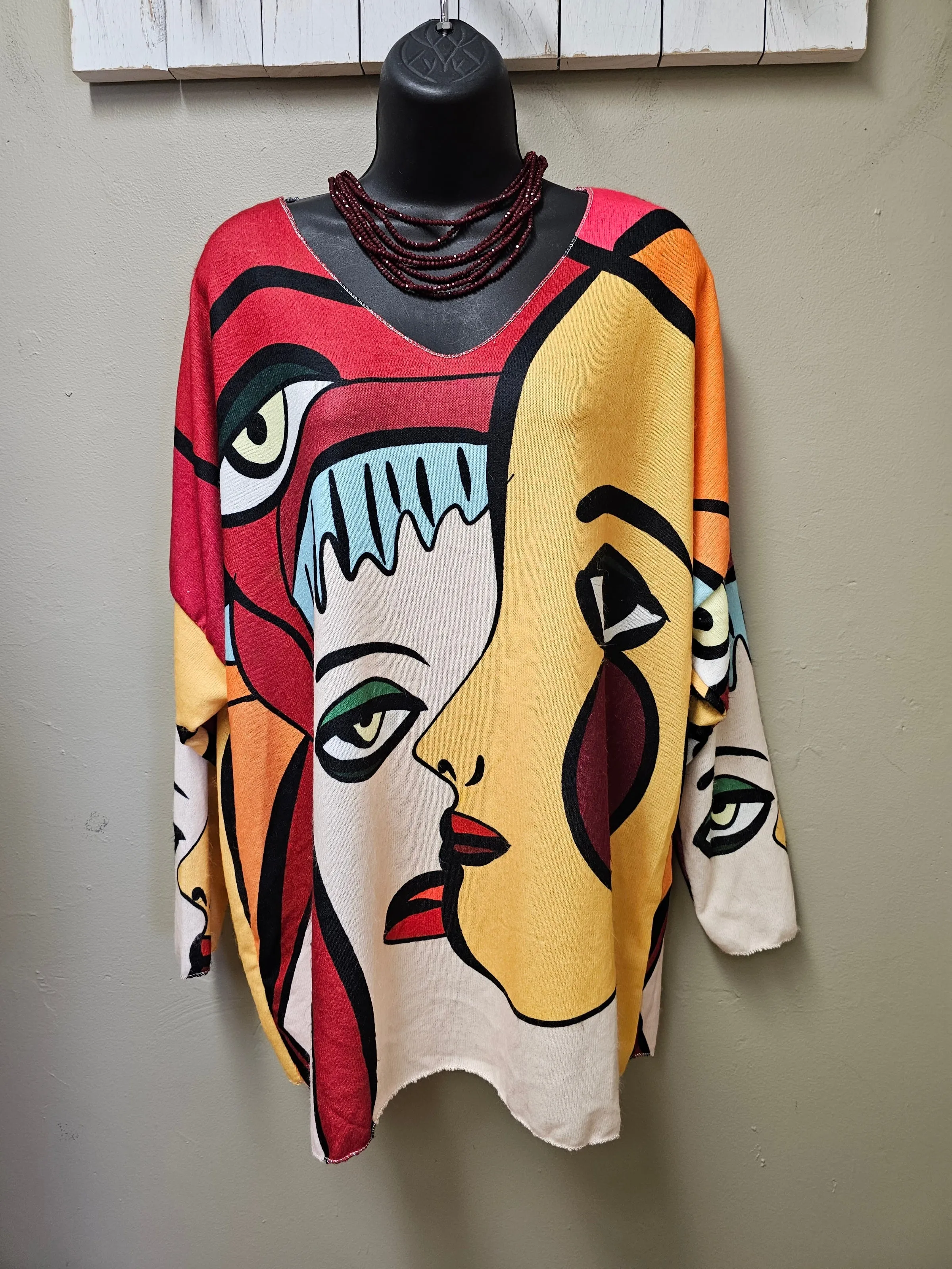 2 Color Ways - Colorful Long Sleeve  Lightweight Soft Sweater Tops