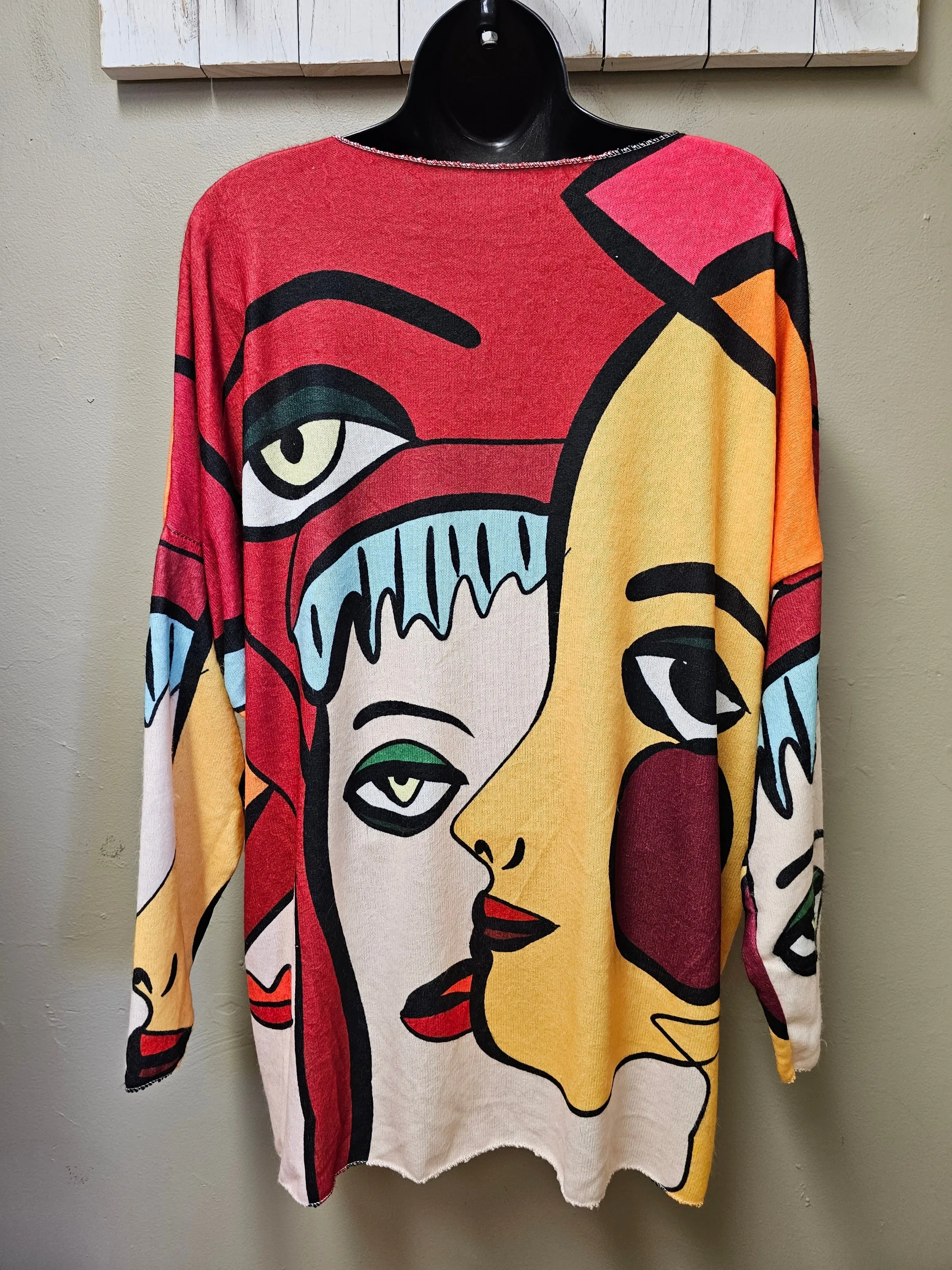 2 Color Ways - Colorful Long Sleeve  Lightweight Soft Sweater Tops