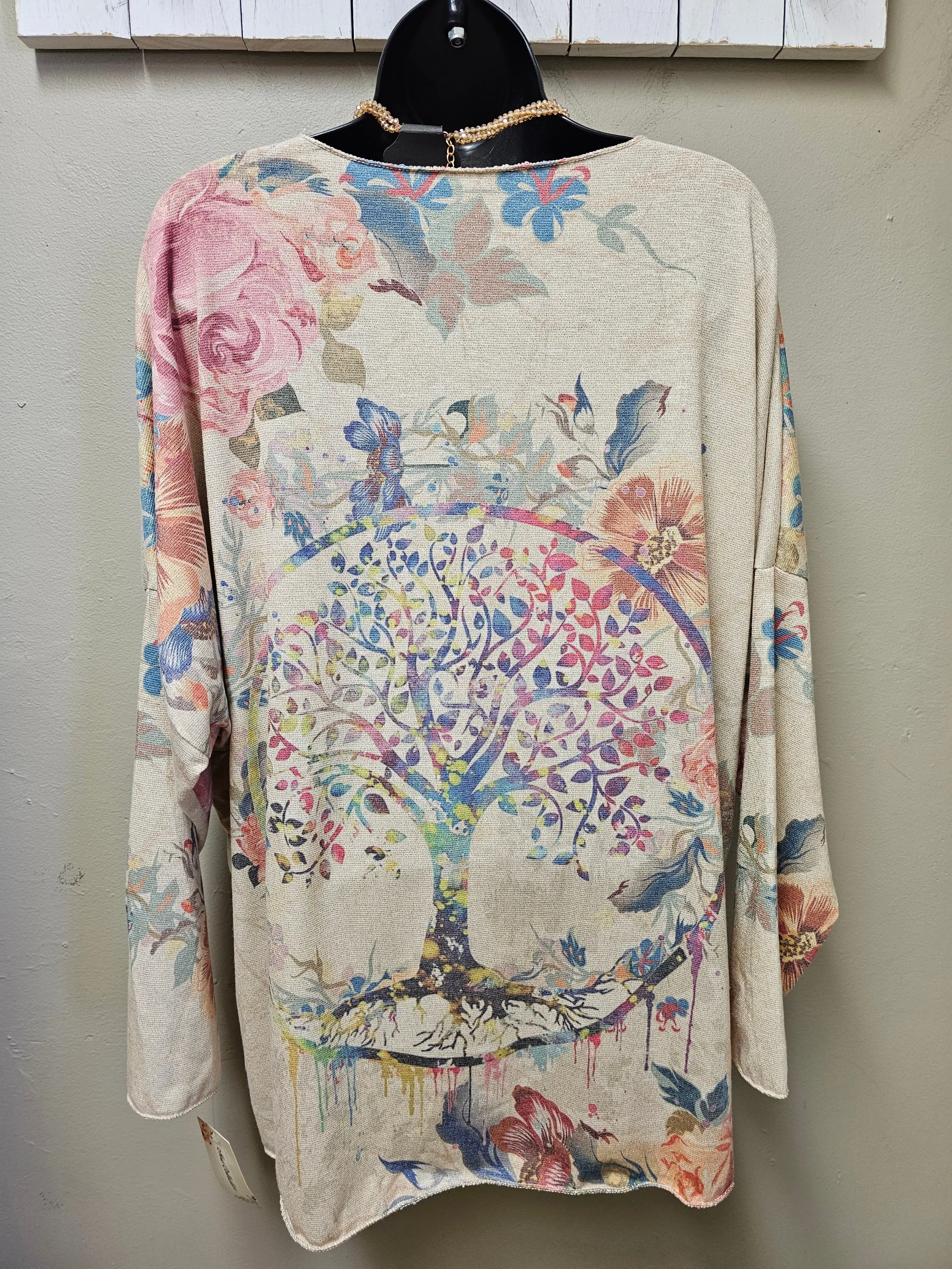 2 Color Ways -  Stylish  Long Sleeve Lurex Lightweight Tops