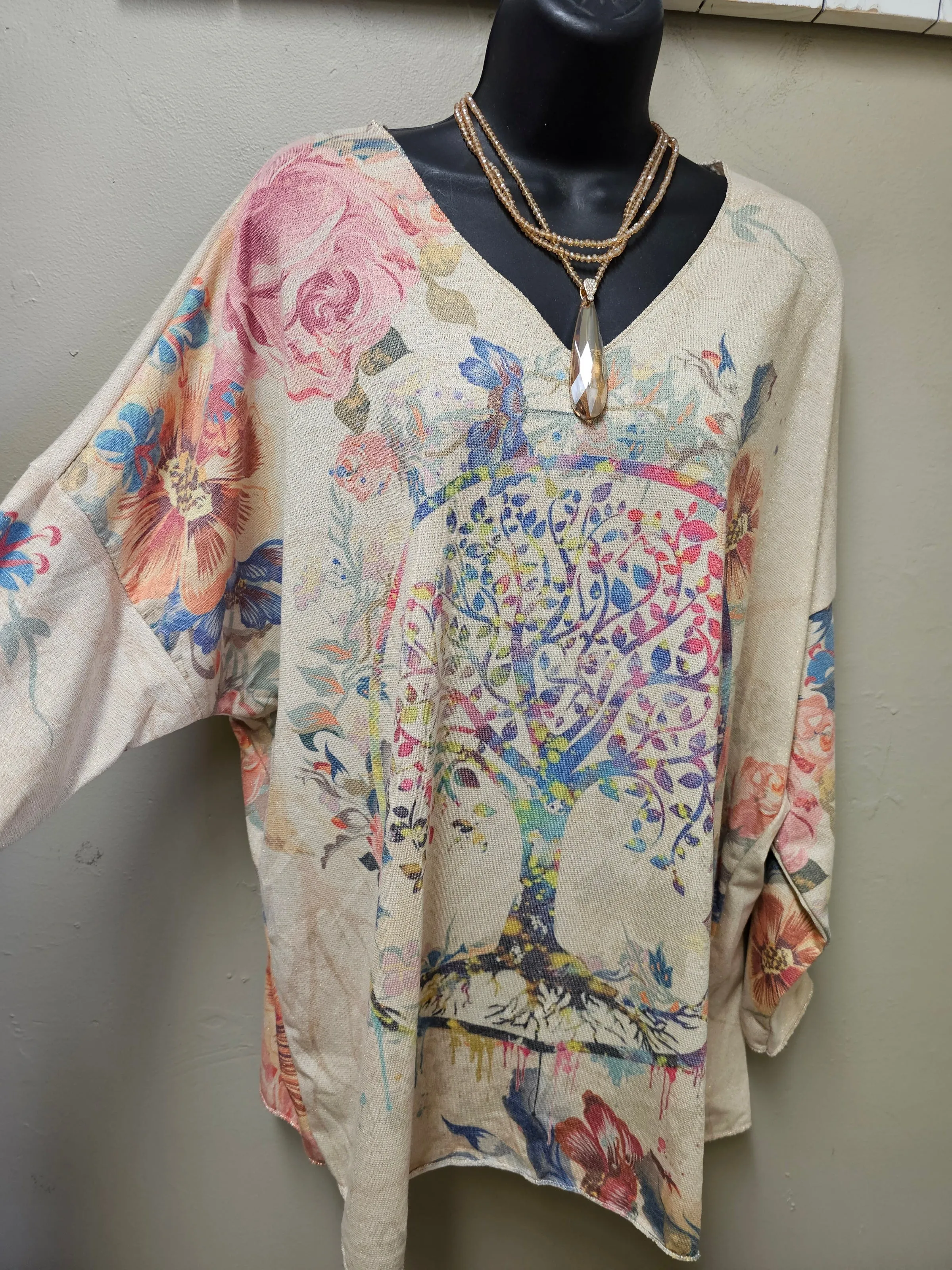 2 Color Ways -  Stylish  Long Sleeve Lurex Lightweight Tops