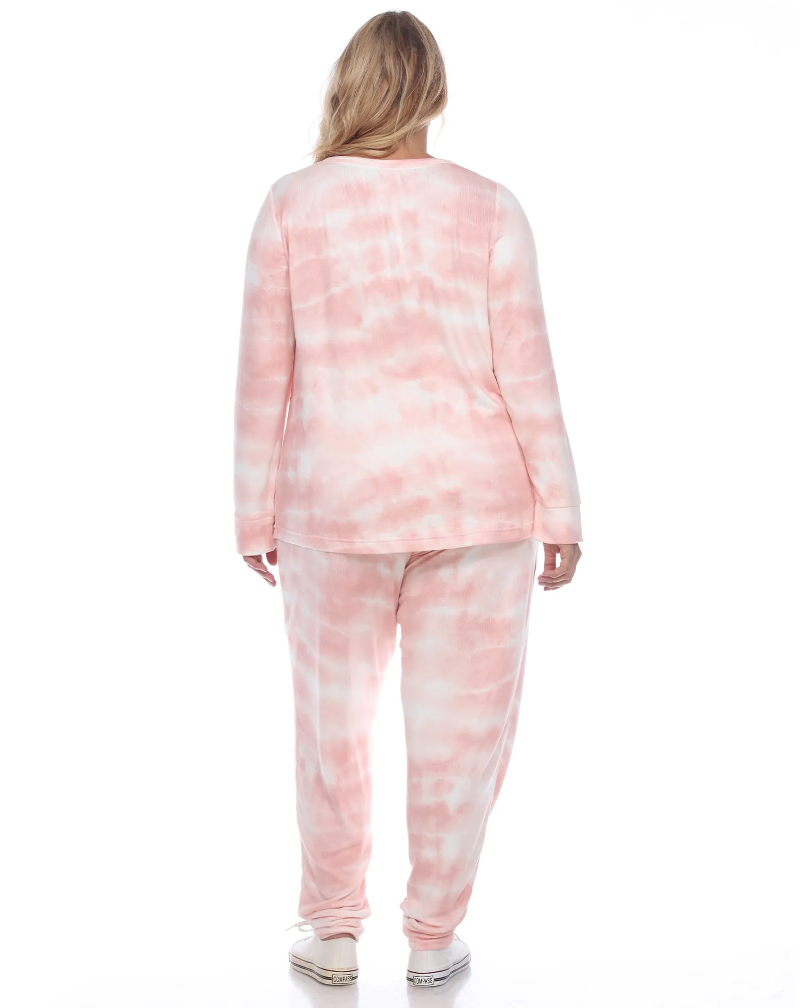 2 Piece Lounge Set | Pink Tie-Dye