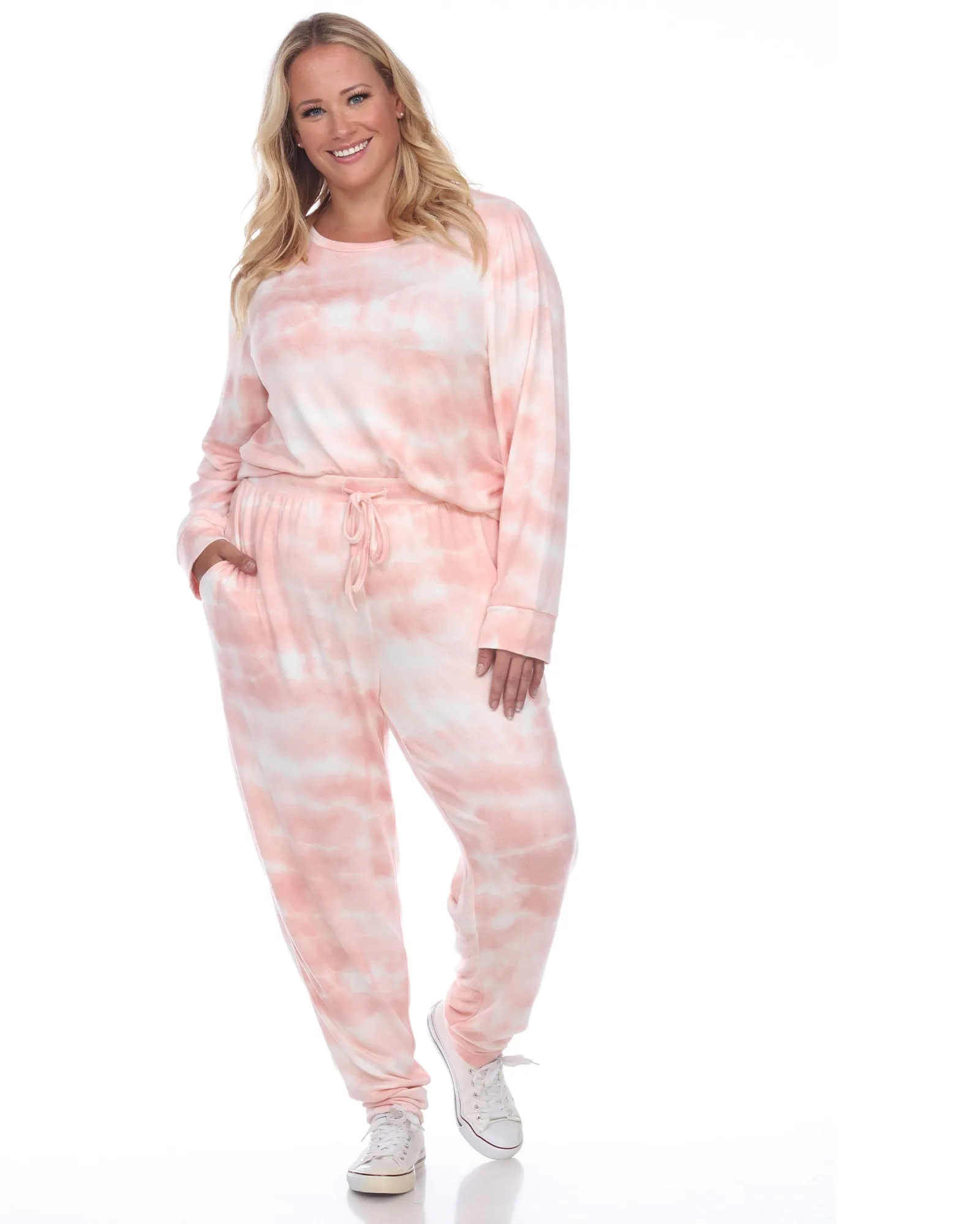 2 Piece Lounge Set | Pink Tie-Dye