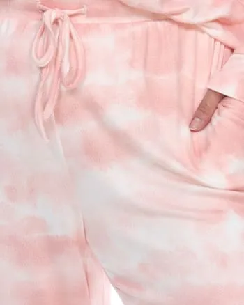 2 Piece Lounge Set | Pink Tie-Dye