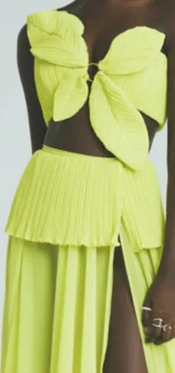 3D Leaf Shaped Flower Design Swimwear