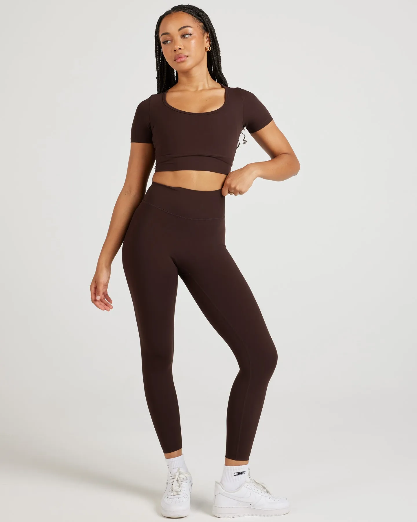 7/8 Airey Leggings - Espresso