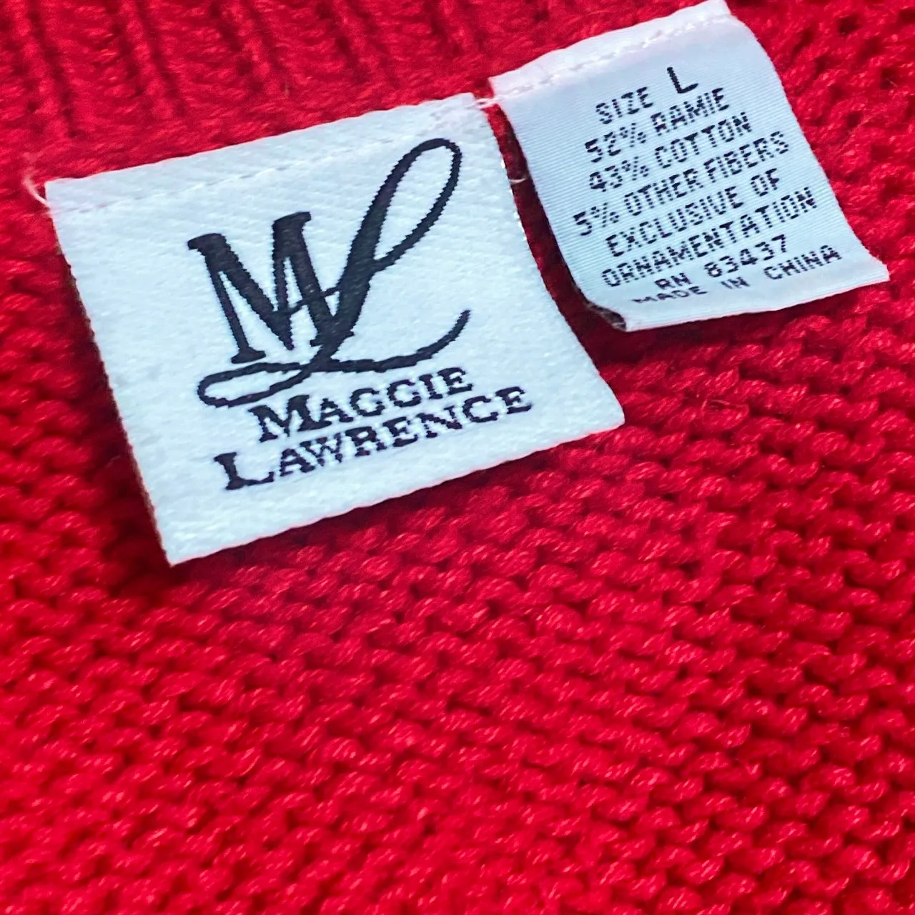 90s Chunky Christmas Cardigan (L/XL)