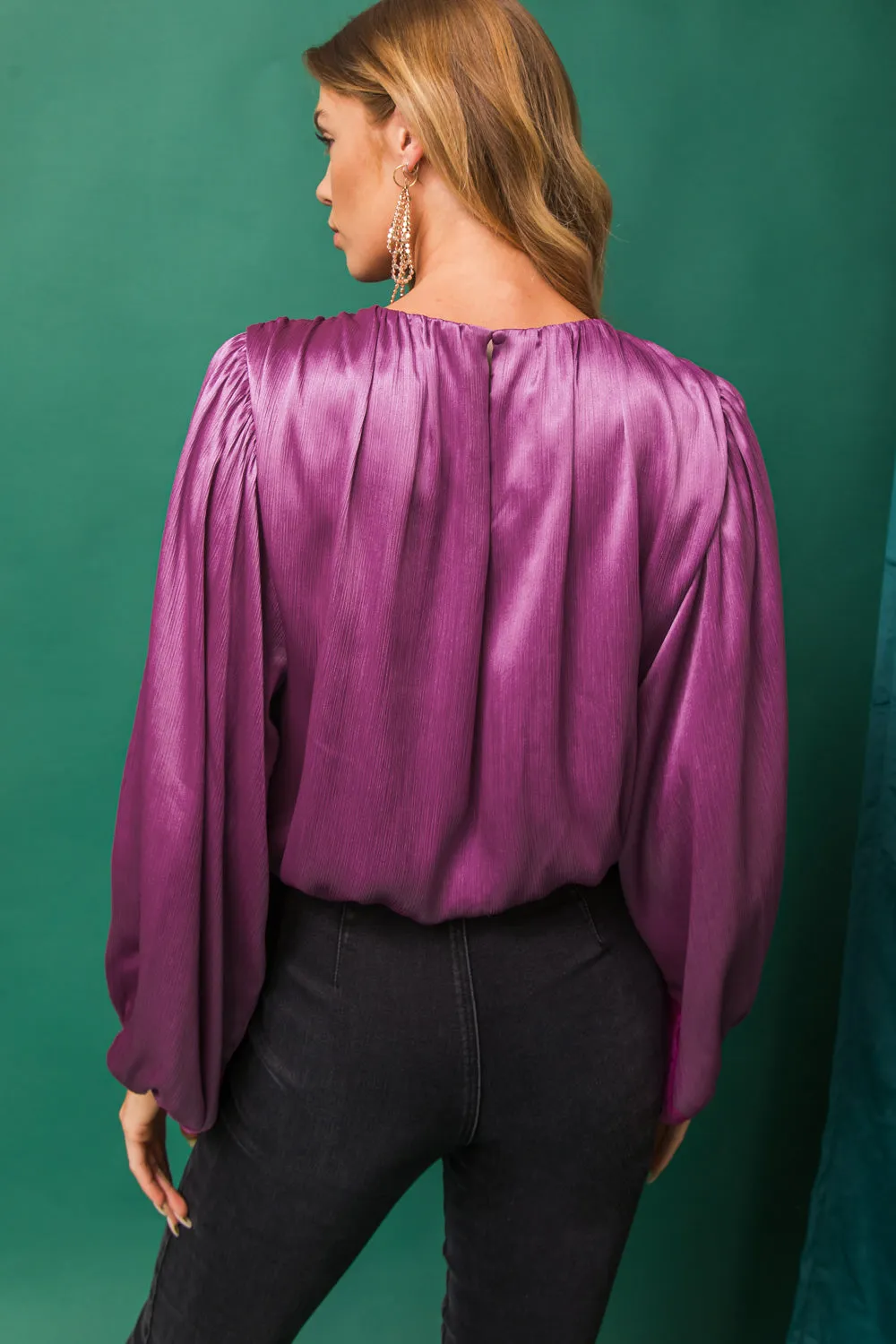 A POINT IN TIME WOVEN TOP