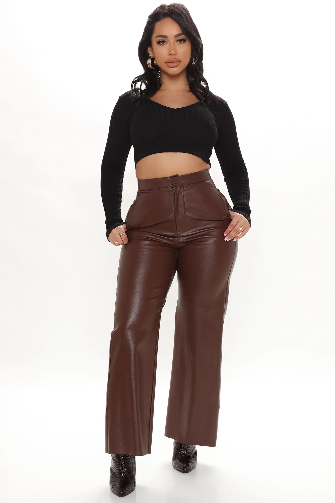 Abby Ribbed Sweater - Black