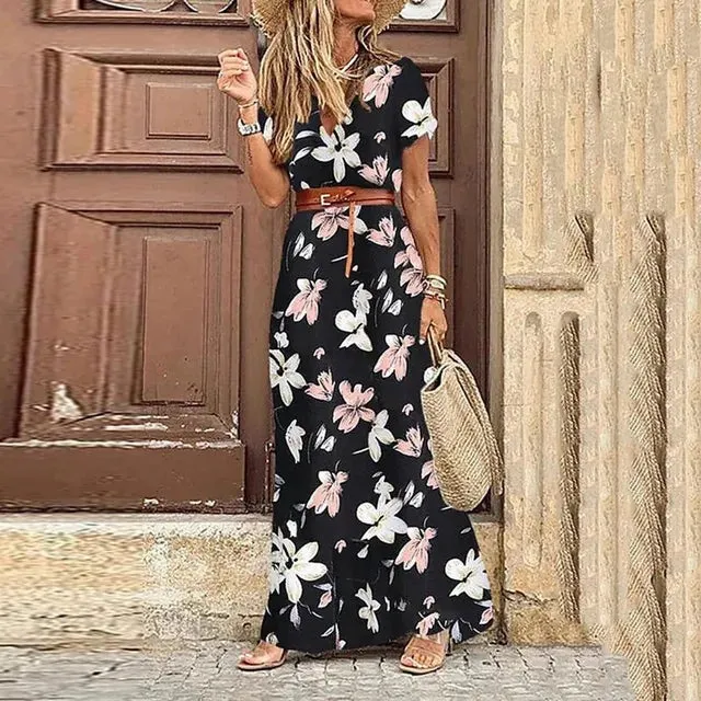 Abigail™ - Bohemian Paisley Dress
