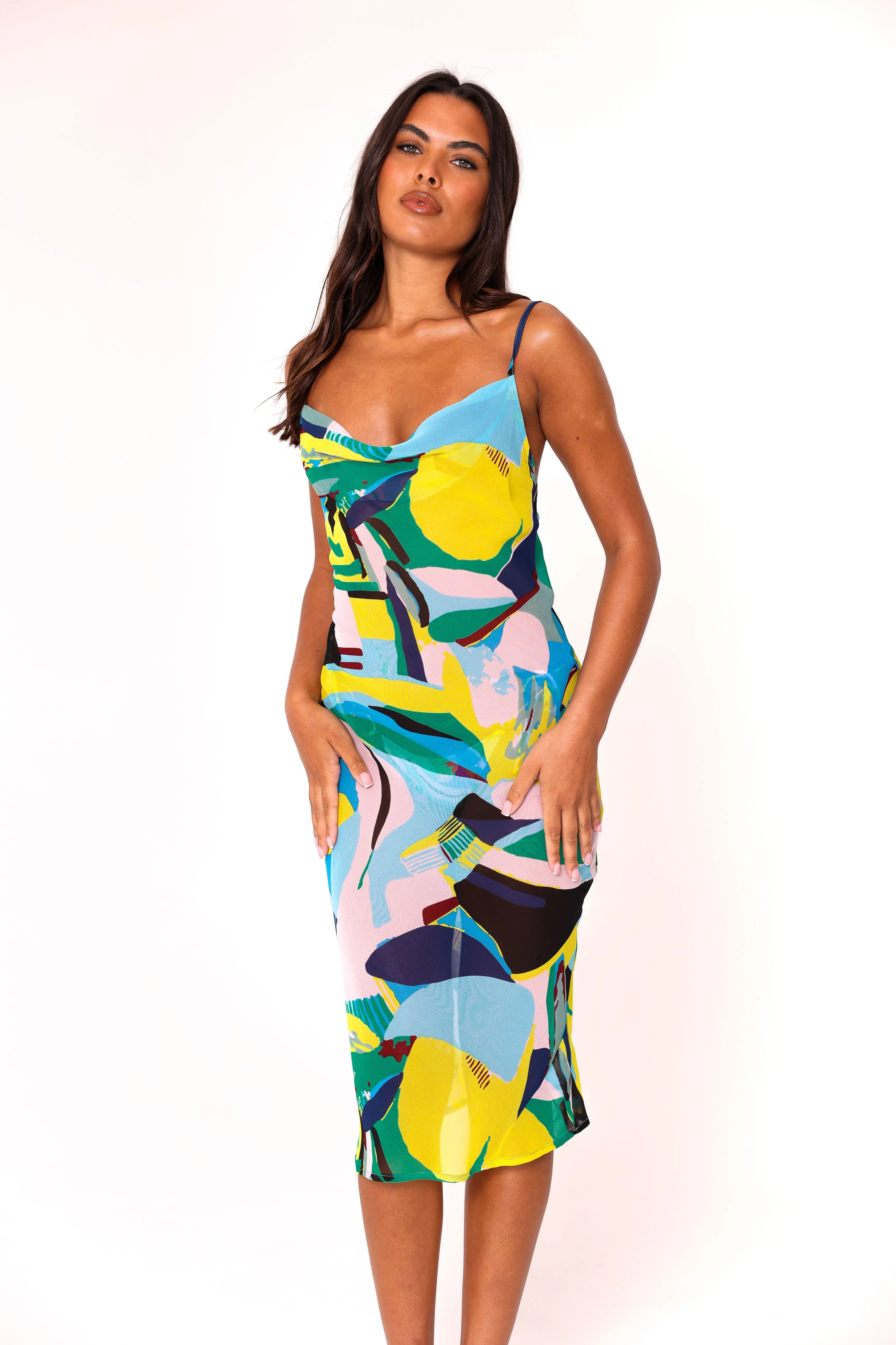 Abstract beach dress