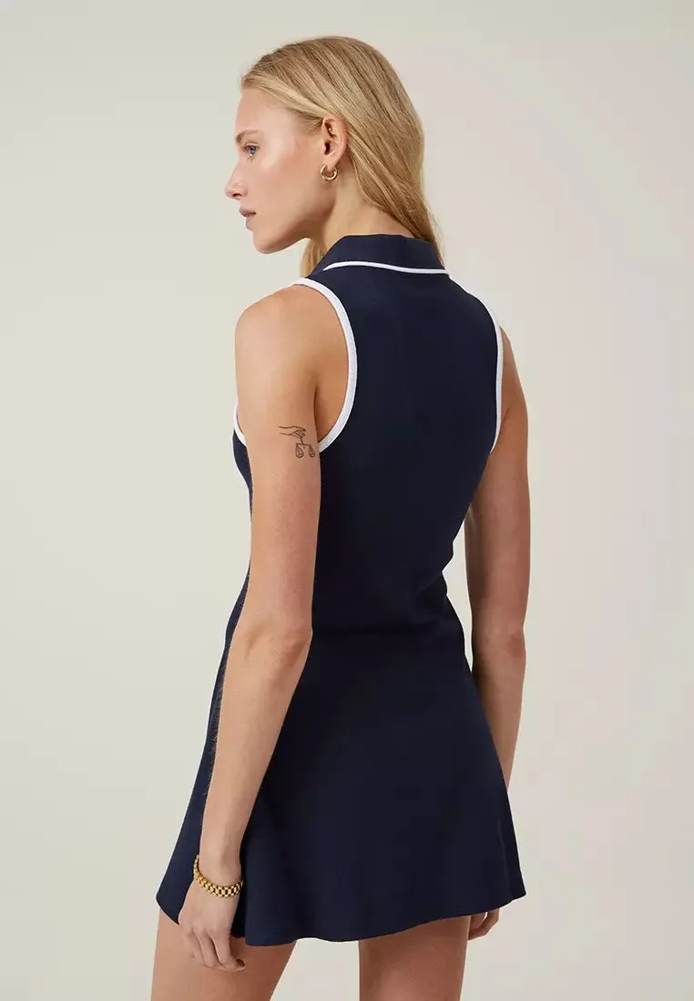 Activewear Polo Mini Dress