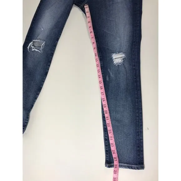 AG Adriano Goldschmied Farrah Skinny Blue Denim Jean 31 Capsule Staple Wardrobe