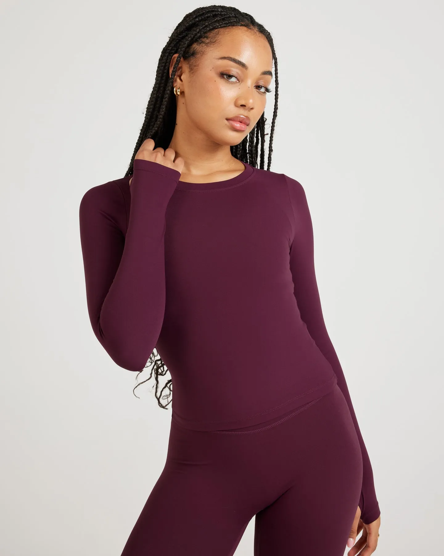 Airey Long Sleeve - Cherry Cola