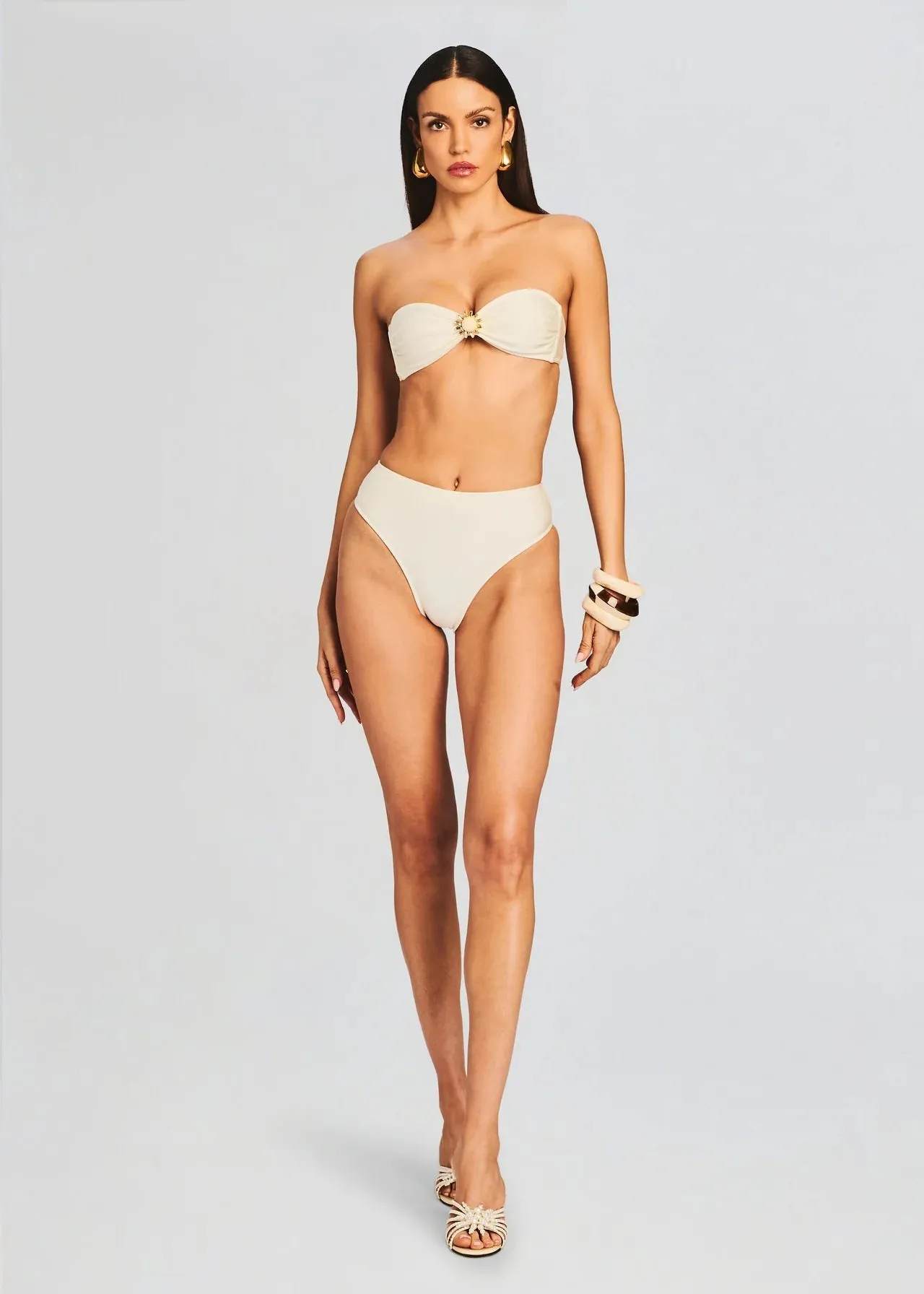 Alba Bikini Bottom in Cream