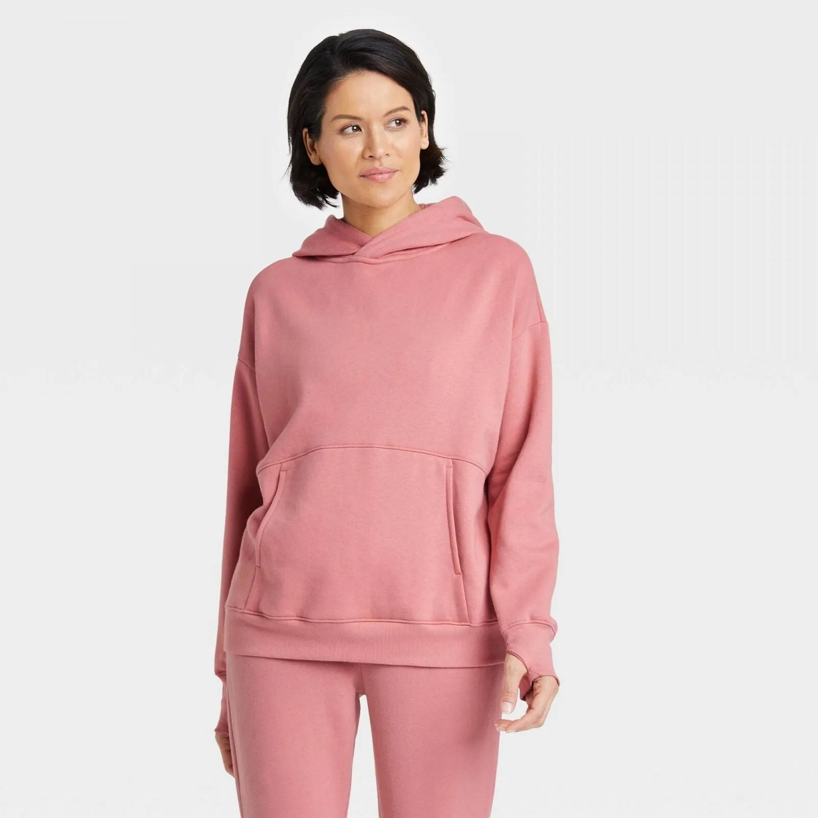 All In Motion Womens Fleece Pullover Hooded Hoodie Sweatshirt