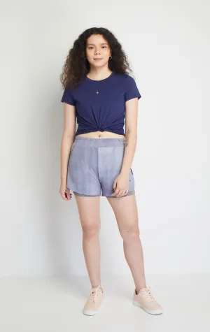 Almay Women Shorts (Steel Blue)