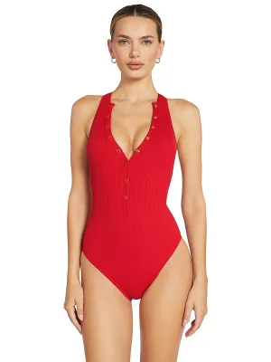 Amy High Neck One-Piece