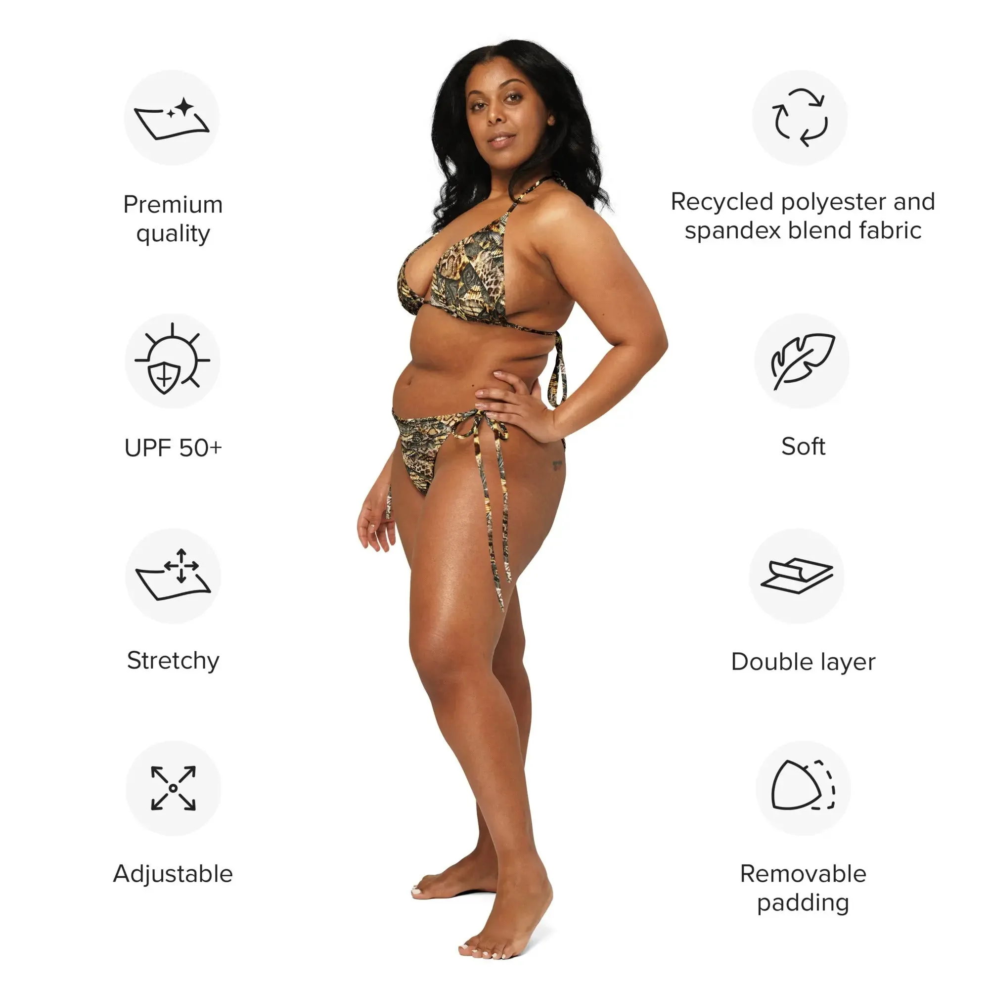 Animal Complex String Bikini