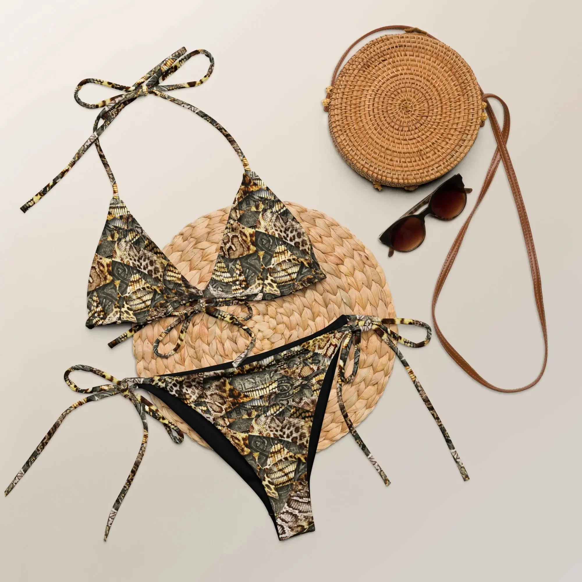 Animal Complex String Bikini