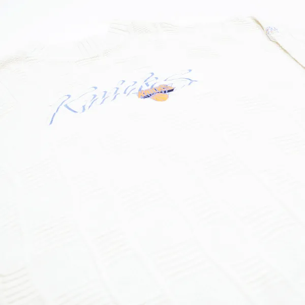 ANTIGUA SPORT New York Knicks Heavy Knit Jumper Cream 90s Chunky Knit High Neck Mens XL