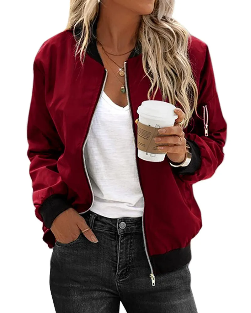 Apolline Classic Bomber Jacket