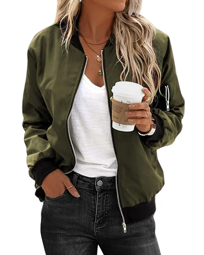 Apolline Classic Bomber Jacket
