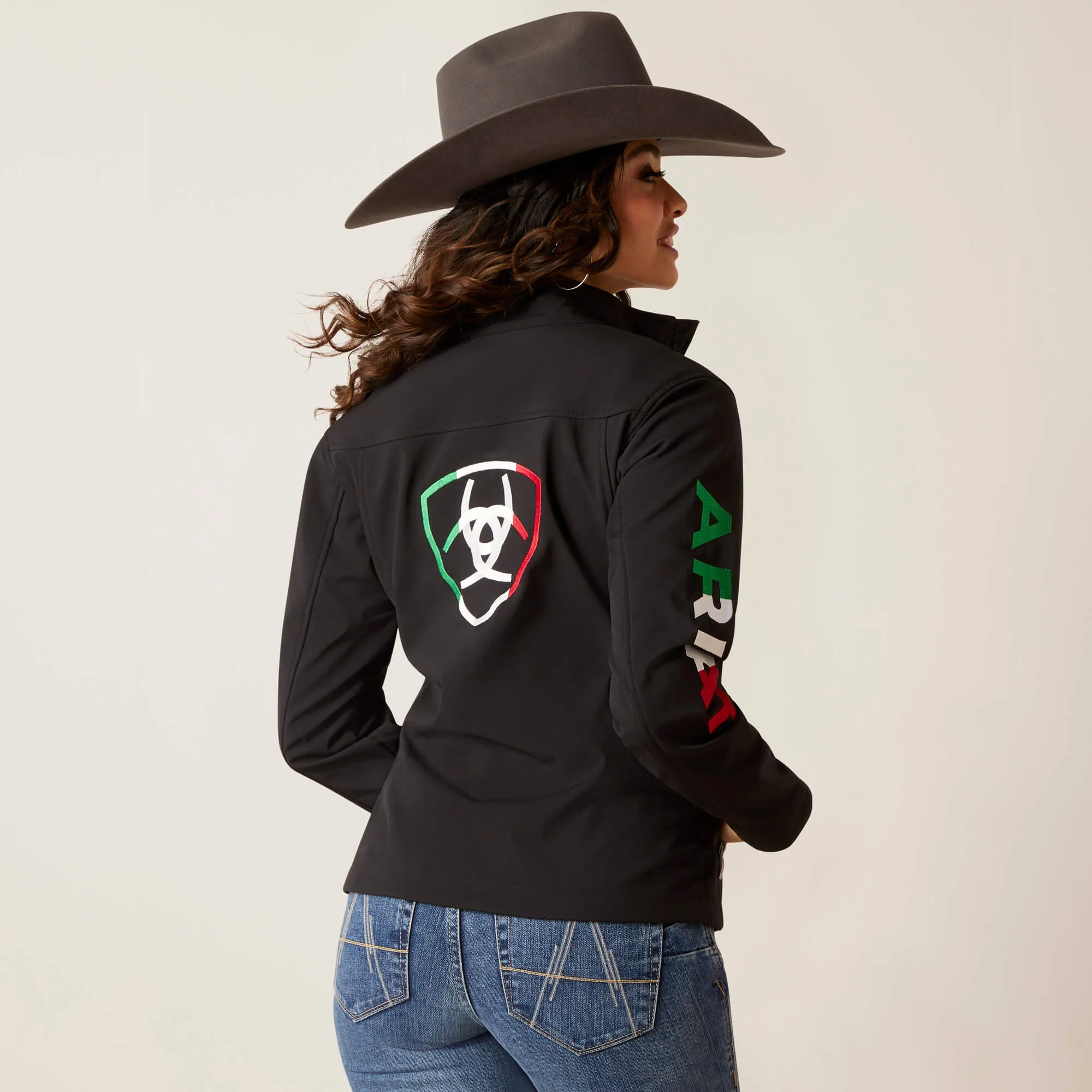 Ariat Classic Team Softshell Mexico Brand Jacket