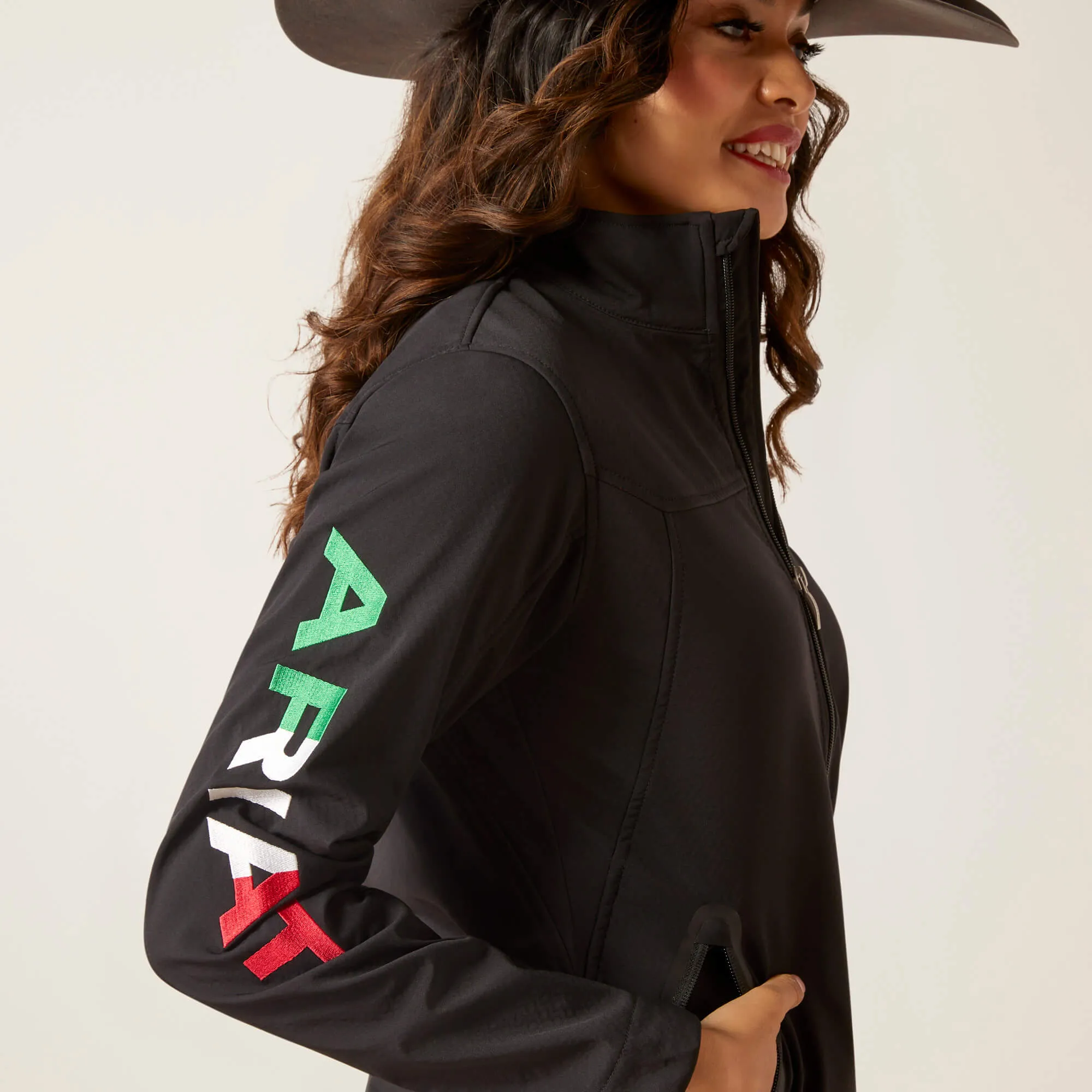 Ariat Classic Team Softshell Mexico Brand Jacket