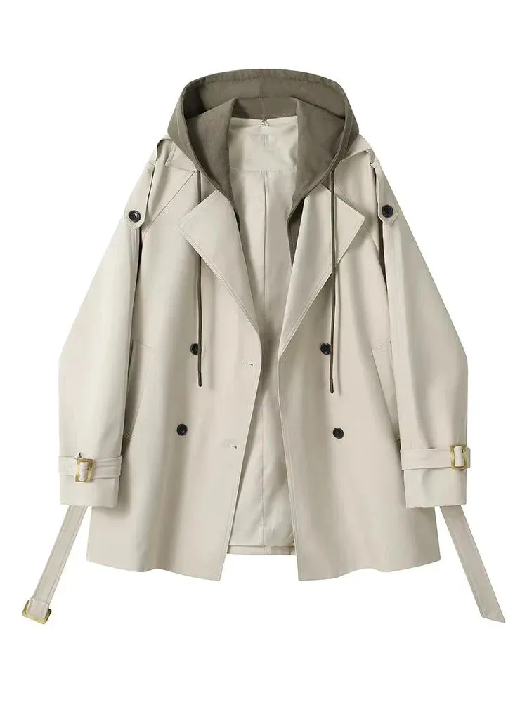 Arya Hooded Trench Coat