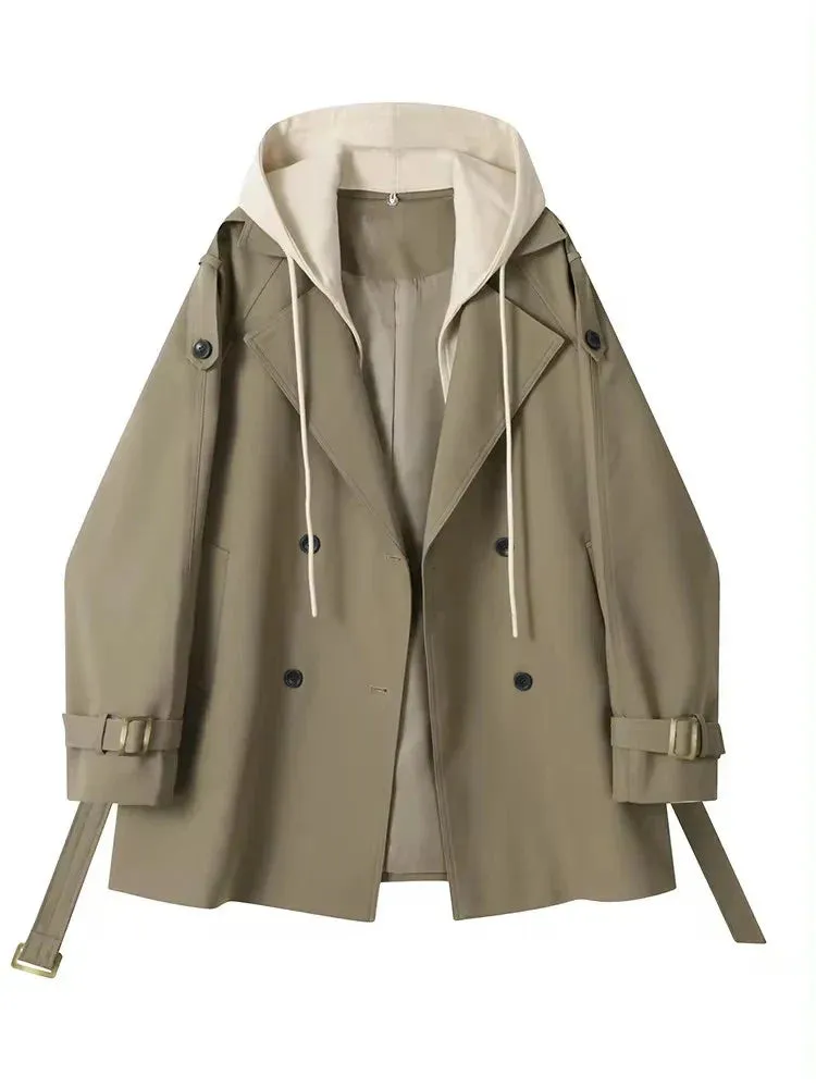 Arya Hooded Trench Coat