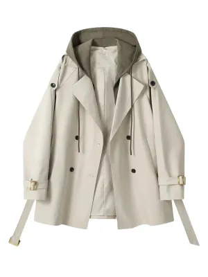 Arya Hooded Trench Coat