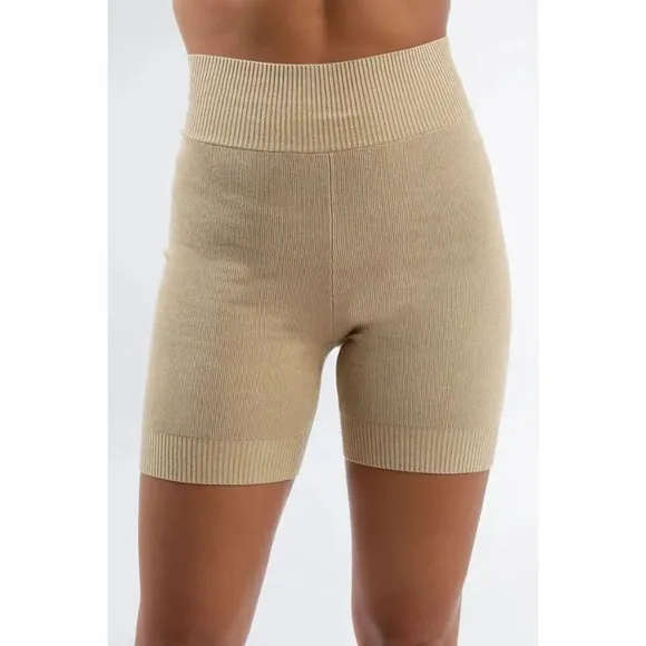Atoir Noah Knit Shorts in Sepia X-Small New AS-IS