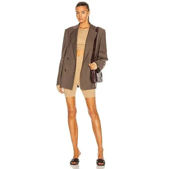 Atoir Noah Knit Shorts in Sepia X-Small New AS-IS