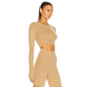 Atoir Noah Knit Shorts in Sepia X-Small New AS-IS