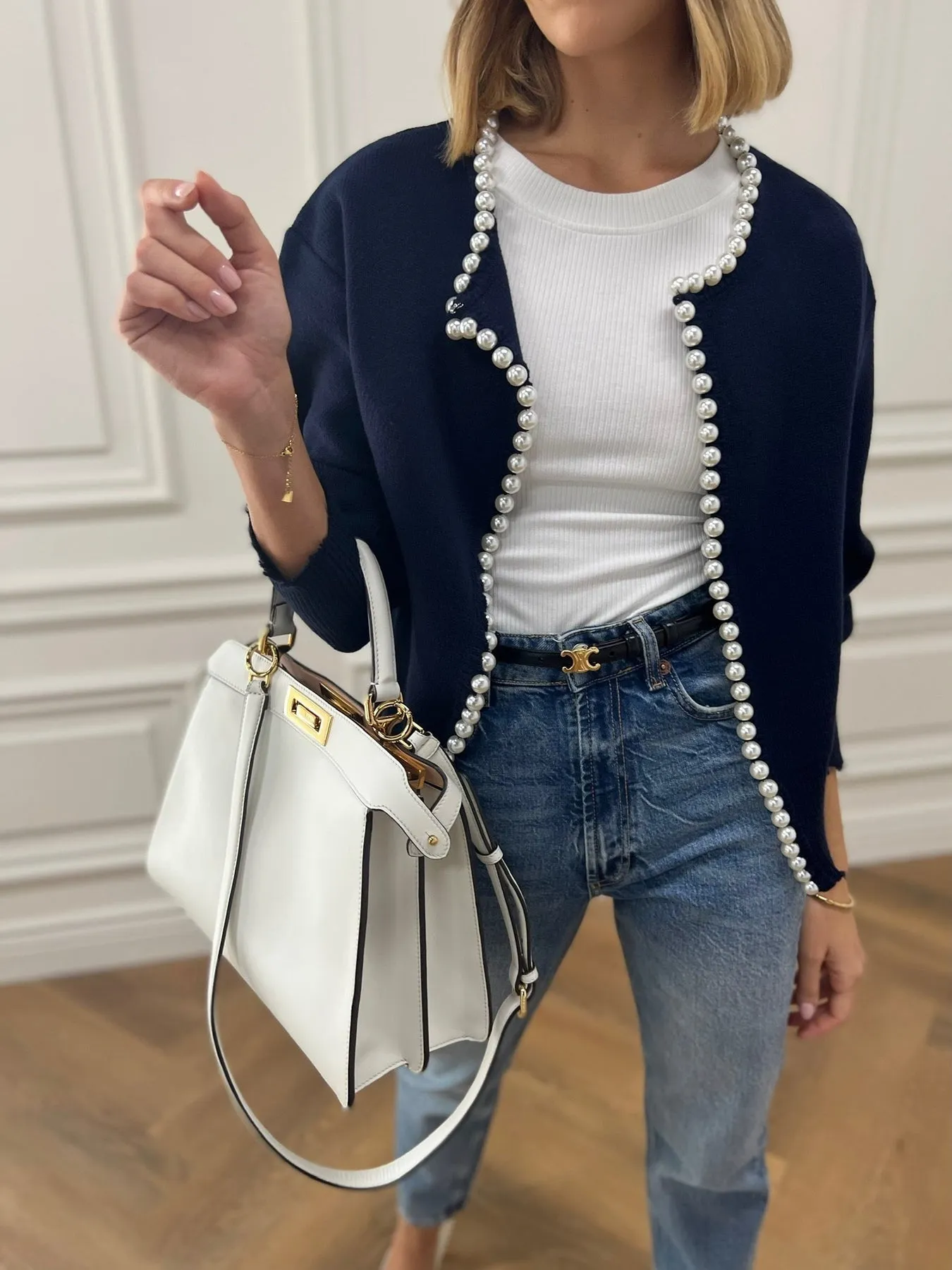 AVERY | CHIC PEARL CARDIGAN