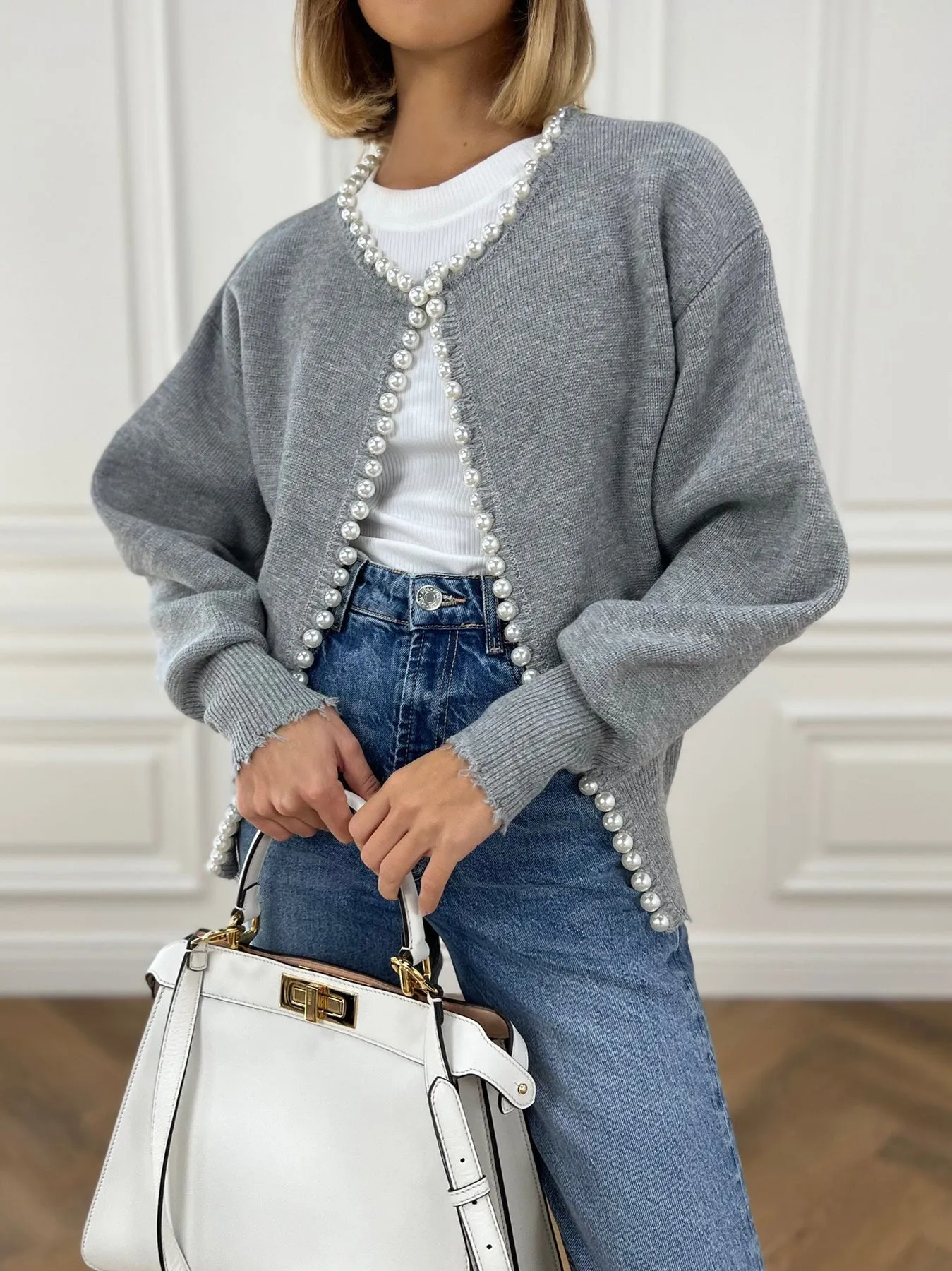 AVERY | CHIC PEARL CARDIGAN