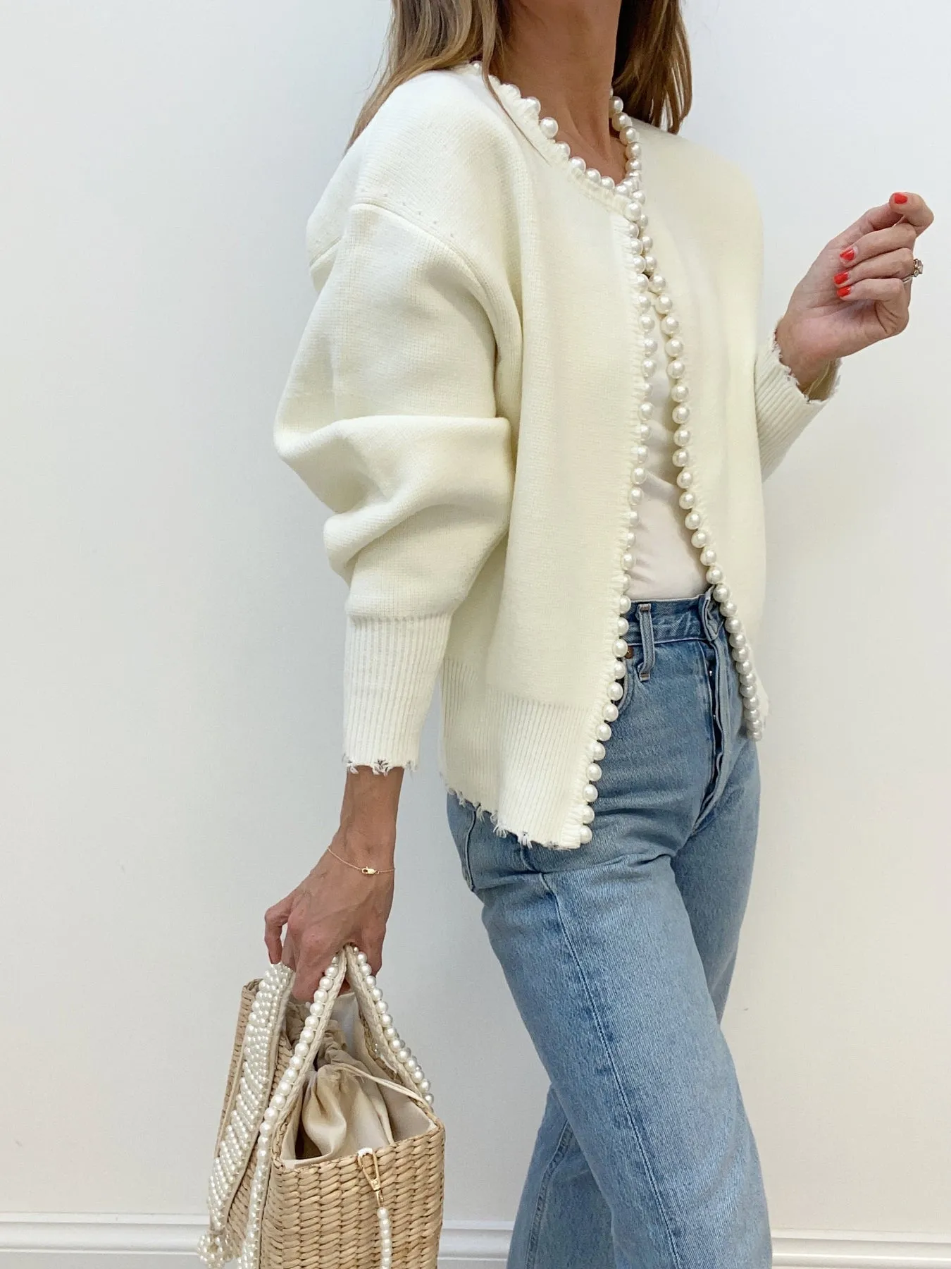 AVERY | CHIC PEARL CARDIGAN