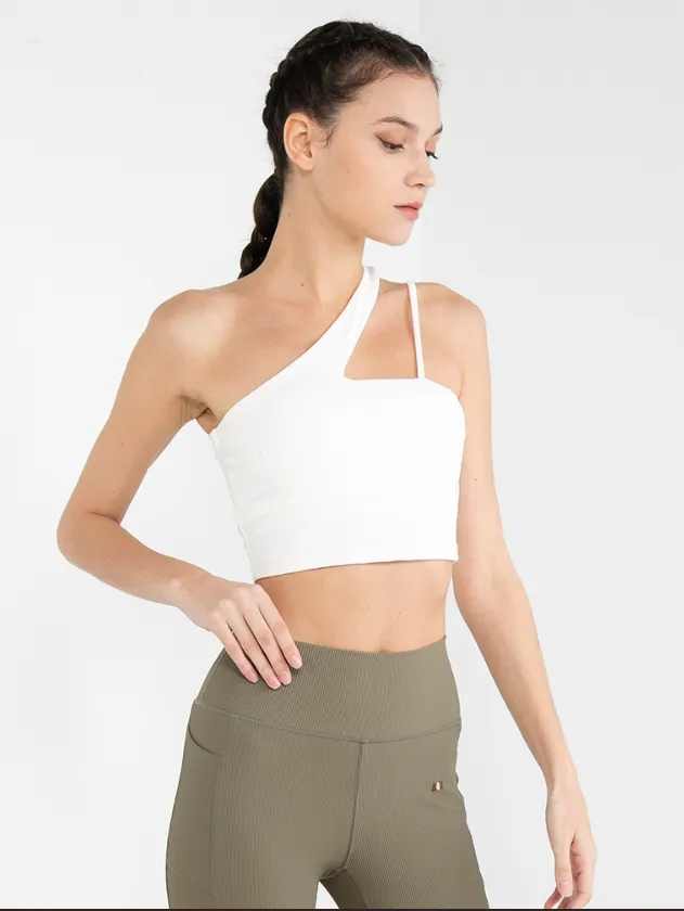 Avril Women Sports Bra (White)
