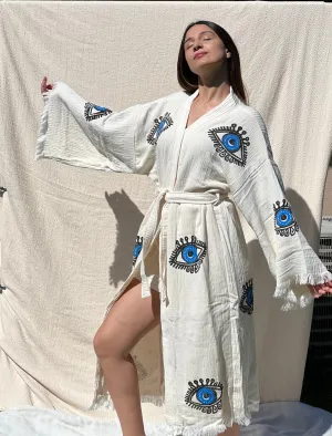 Awake Eye Kimono Robe