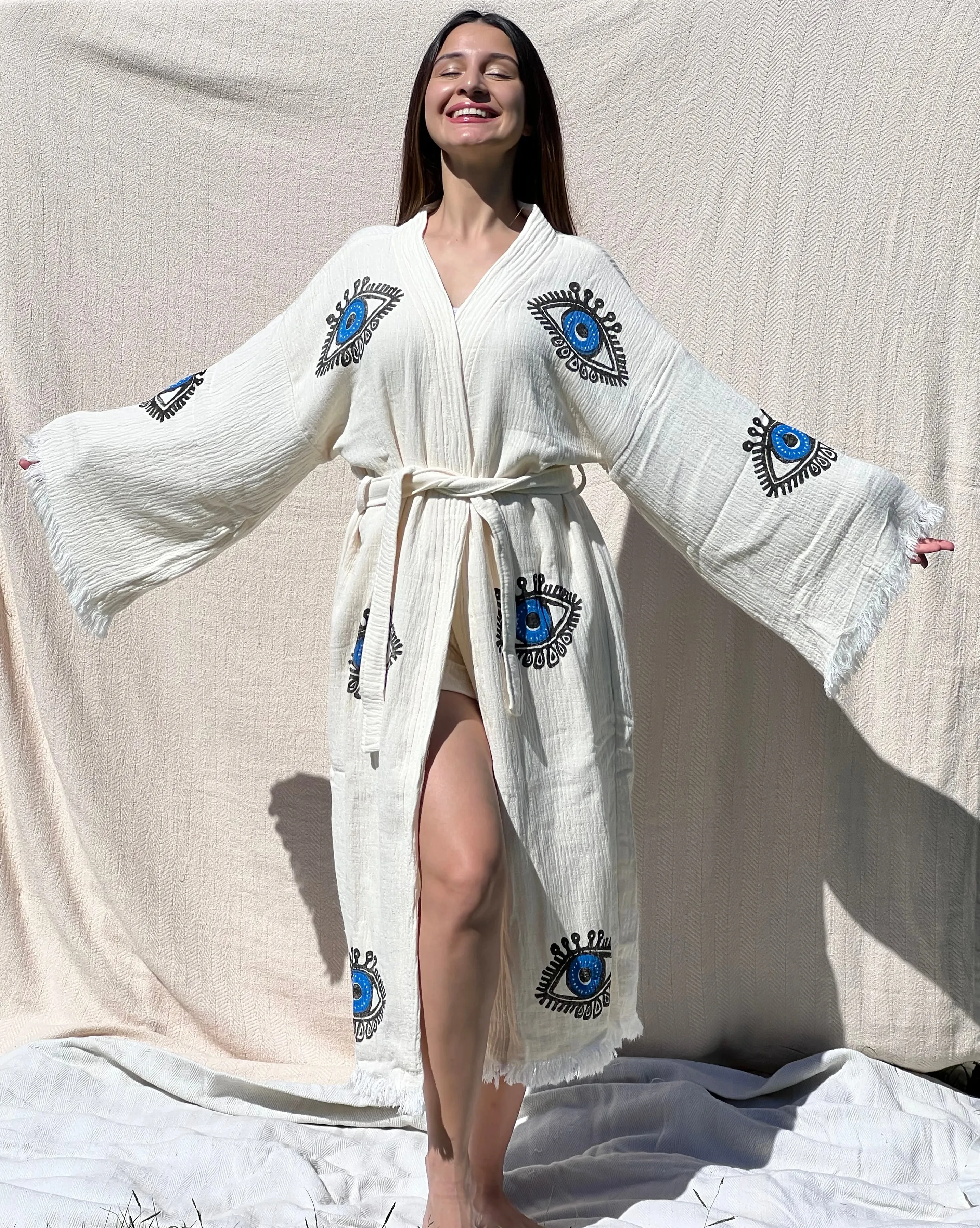 Awake Eye Kimono Robe
