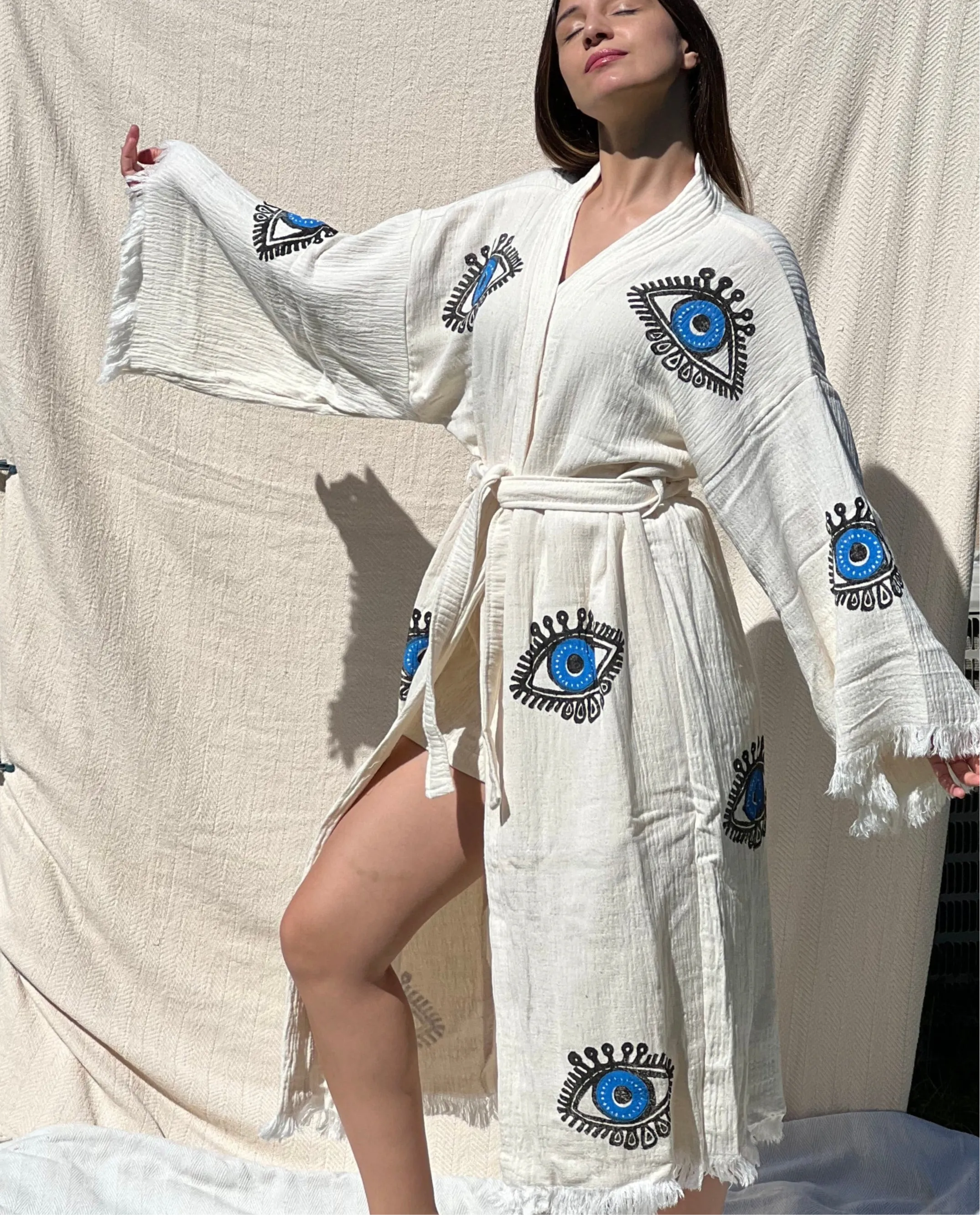 Awake Eye Kimono Robe