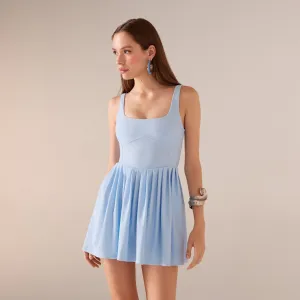 Baby Blue Swim Dress