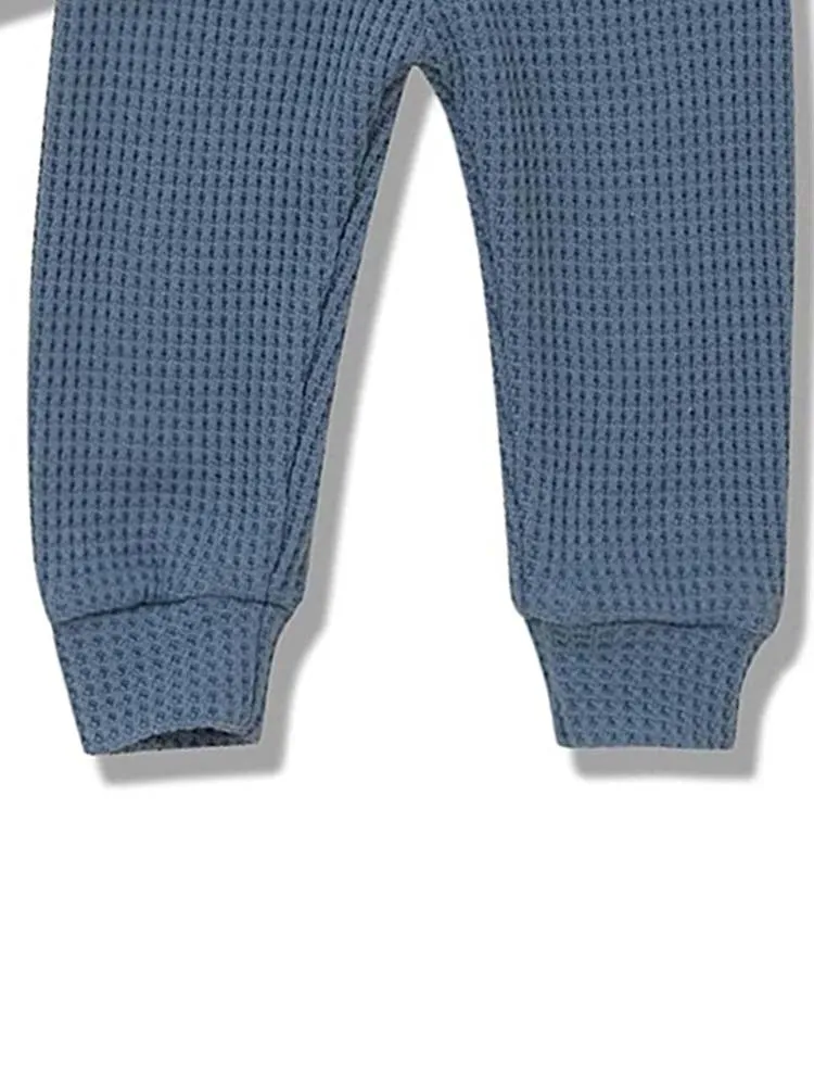 Baby Boys 'Daddy's Boy' Blue & White Top & Trousers - 2 Piece Outfit - 3-18Months