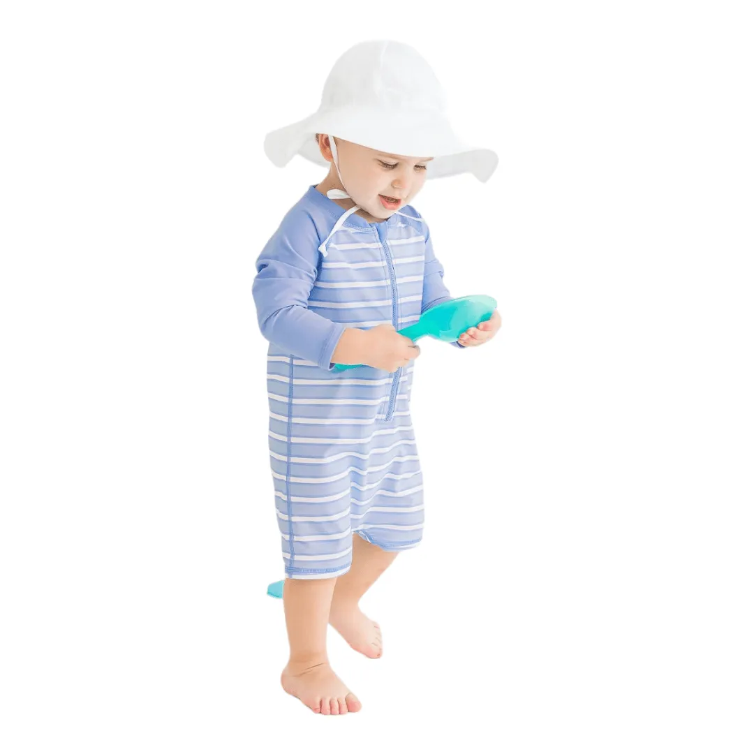 Baby Boys Periwinkle & Windsurfer Long Sleeve 1P Rash Guard