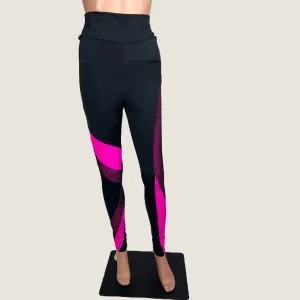 Balera Fishnet Colour Block Leggings Medium