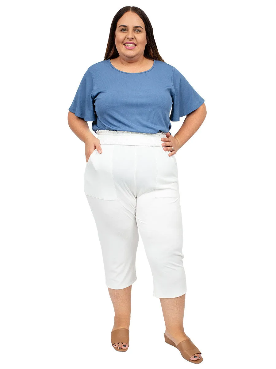 Balkans 3/4 Pants - Ivory**