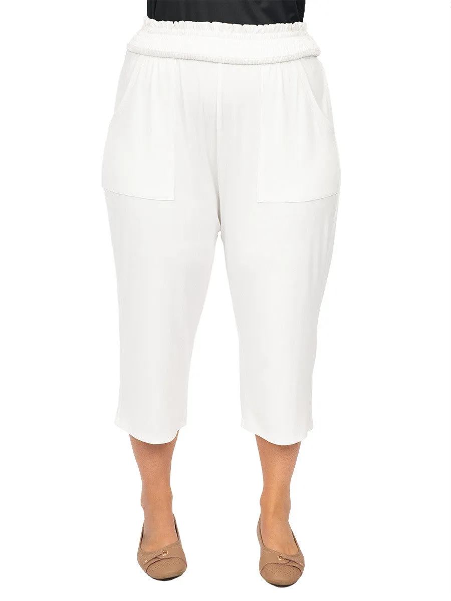 Balkans 3/4 Pants - Ivory**