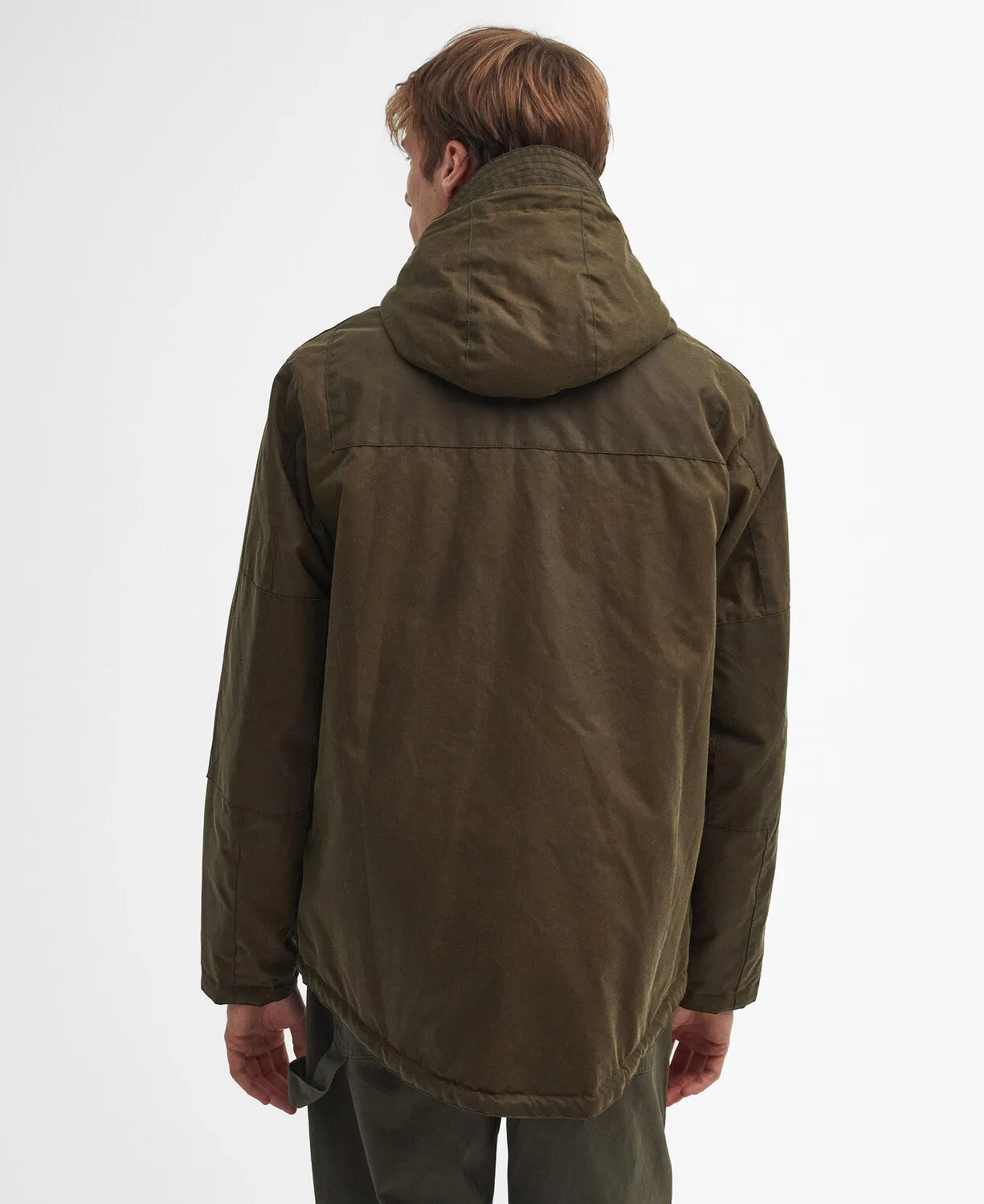 Barbour Mens Re-engineered Durham wax - Beech